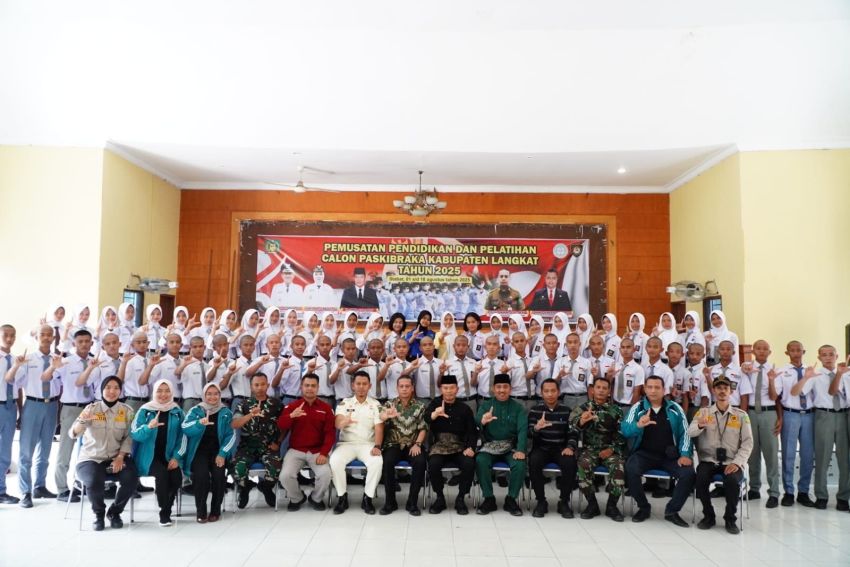 Diklat Paskibraka Langkat 2025 Dibuka, 58 Pelajar Terpilih Siap Kibarkan Sang Merah Putih
