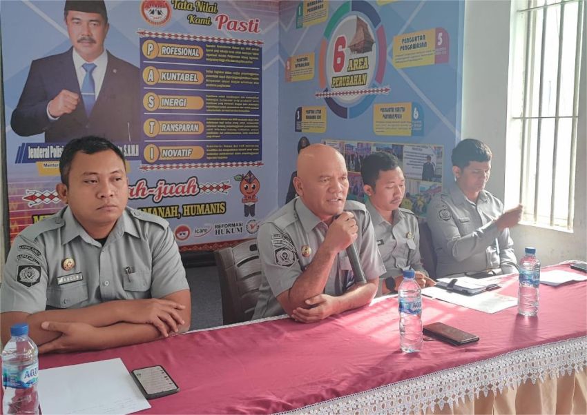 Evaluasi Kinerja Pegawai, Rutan Kabanjahe Gelar Rapat Dinas