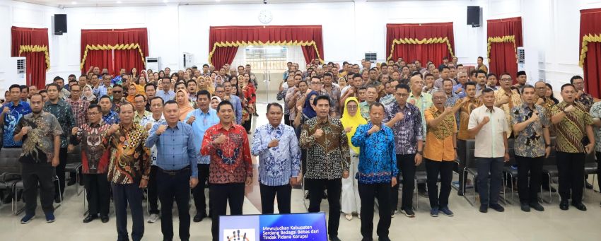Tingkatkan Integritas Aparatur, Pemkab Sergai Gelar Sosialisasi Anti Korupsi