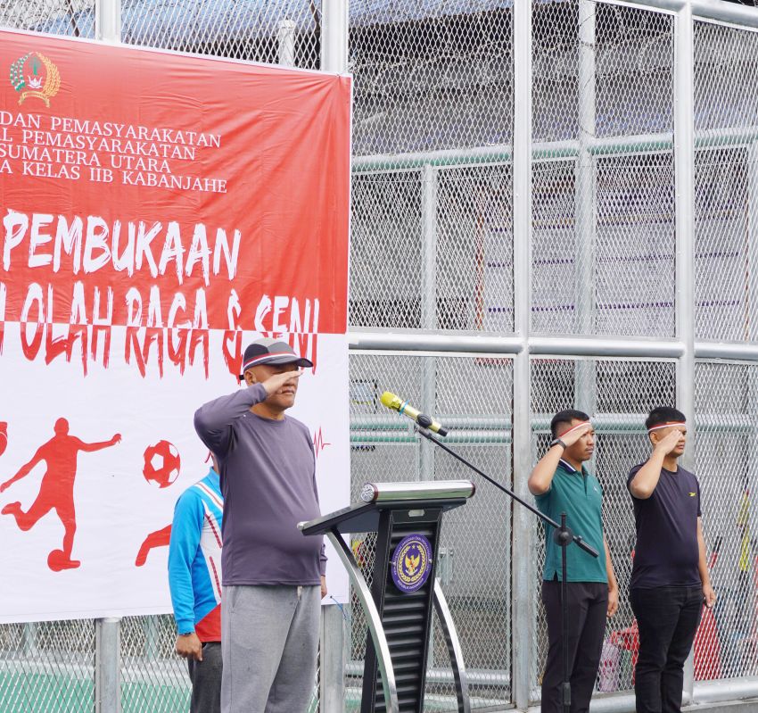 Semarakkan HUT RI ke-80, Rutan Kabanjahe Gelar Pekan Olahraga dan Seni