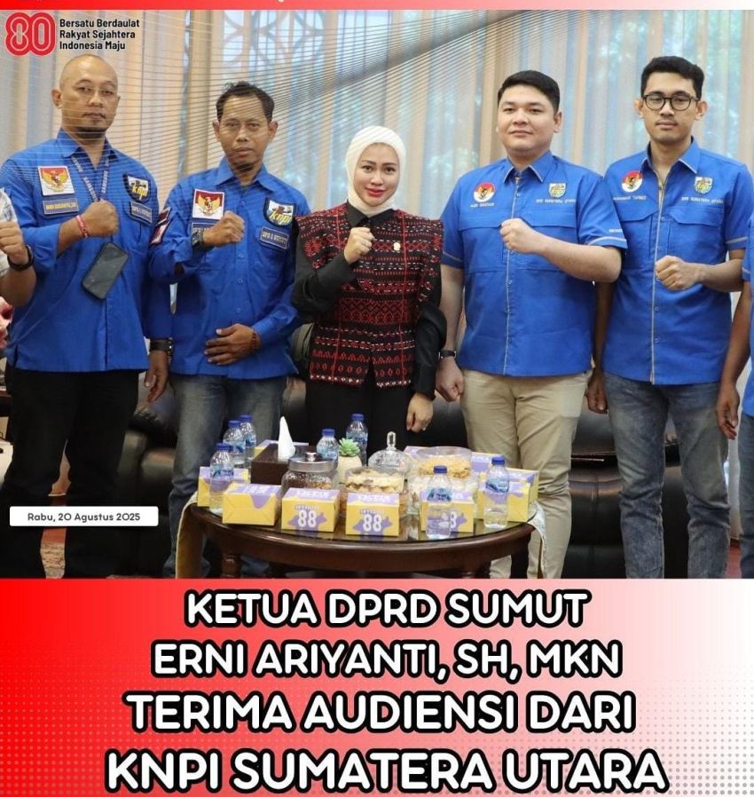 Ketua DPRD Sumut Terima KNPI, Silaturahmi, Politik Kaum Muda, dan Bayang-bayang Kongres