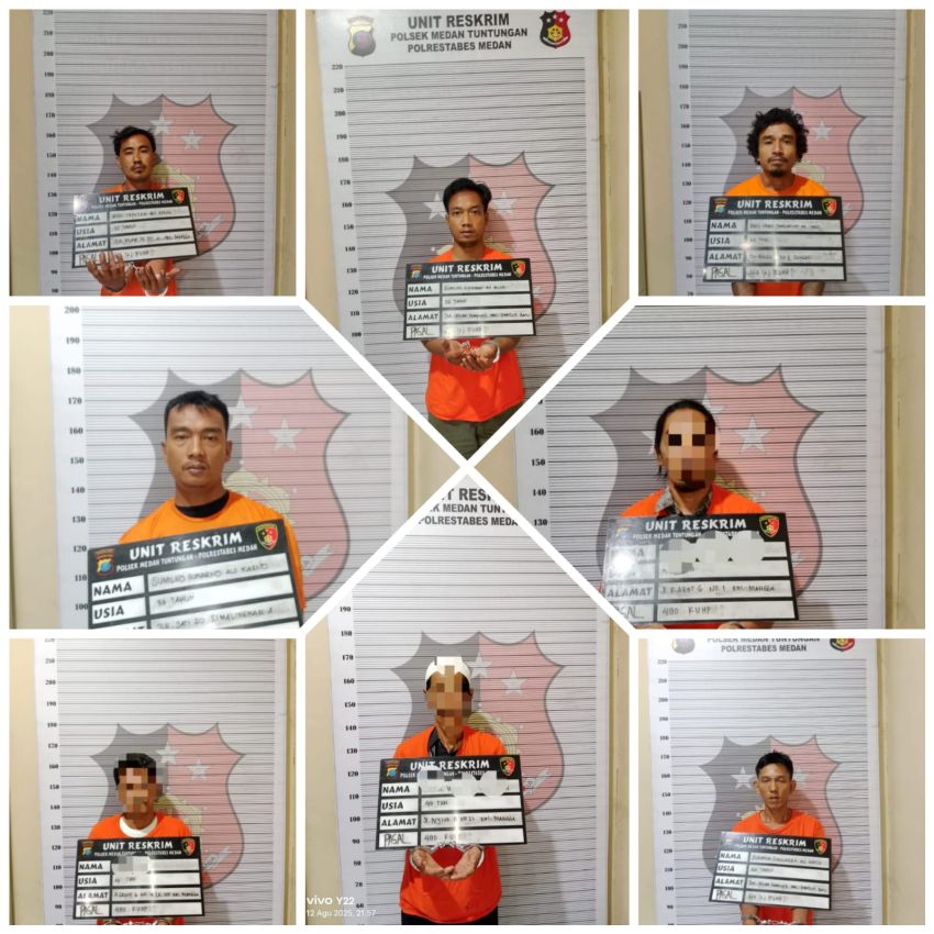 Pencuri dan Penadah Barang Elektronik di Medan Tuntungan Dibekuk Polisi