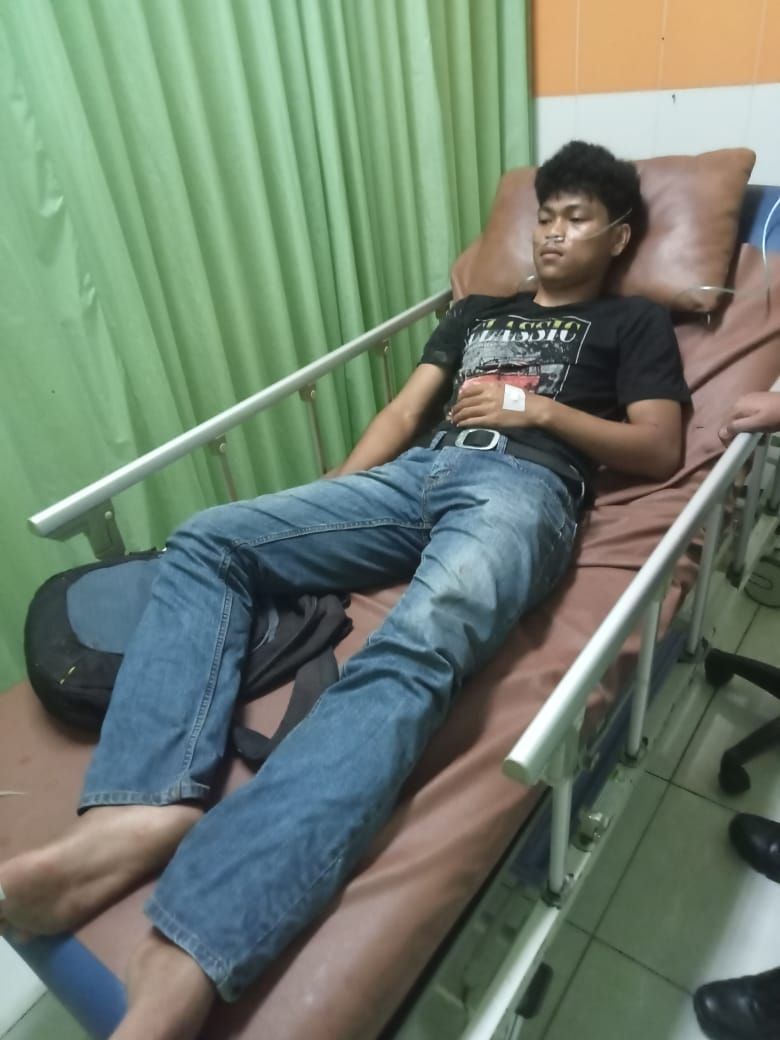 Viral! Remaja Kejang-kejang Saat Demo Ojol di Medan Diamankan Polisi
