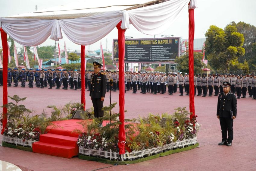 Wakapolda Sumut Pimpin Upacara Peringatan HUT ke-80 RI