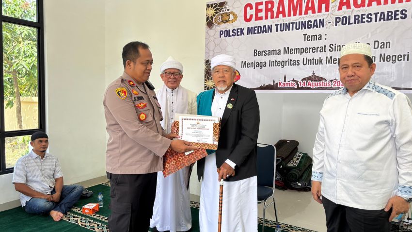 Polsek Medan Tuntungan Gelar Ceramah Lintas Agama, Perkuat Sinergitas Polri dengan Masyarakat