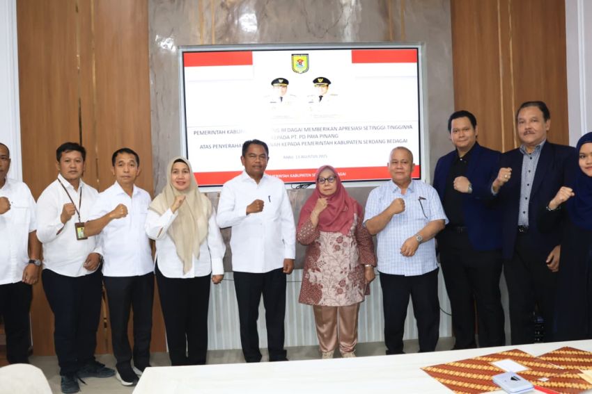 Pemkab Sergai Terima Hibah Lahan 3 Ha dari PT PD Paya Pinang untuk Pembangunan Fasilitas Publik