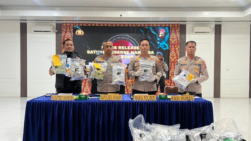 Satres Narkoba Polres Asahan Amankan 2 Kg Sabu dari Kurir Asal Bangkalan