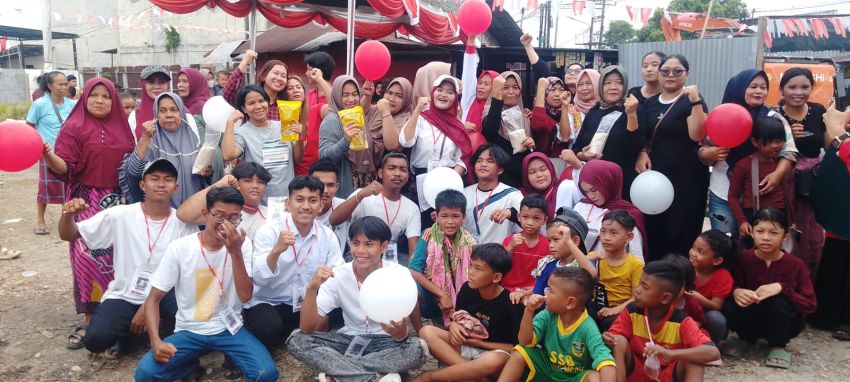 Meriahkan HUT ke-80 RI, Pemuda-Pemudi Lingkungan VI Medan Amplas Gelar Berbagai Perlombaan