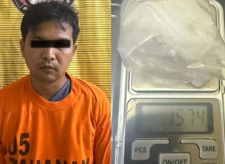 Jadi Bandar Sabu di Kampungnya, Mau Kabur Tapi Motor Mogok
