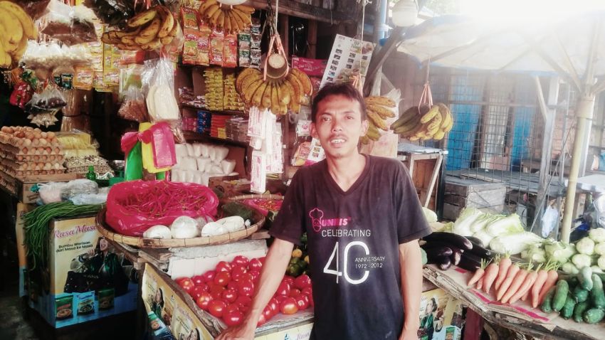 Pedagang Binjai Keluhkan Sepinya Pembeli Meski Harga Stabil