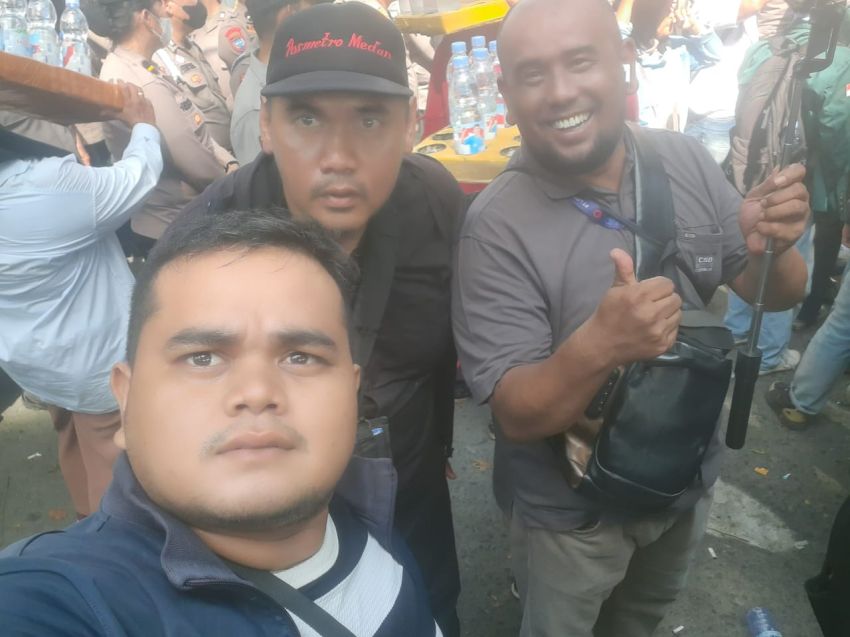 Ternyata! Wartawan Posmetro Medan Dipukuli Oknum Aparat Saat Hendak Menolong Polwan