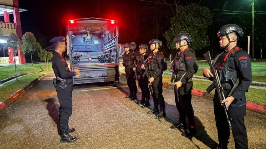 Polda Sumut Gelar Patroli Dialogis Dan Sambangi Pos Kamling di Gunungsitoli