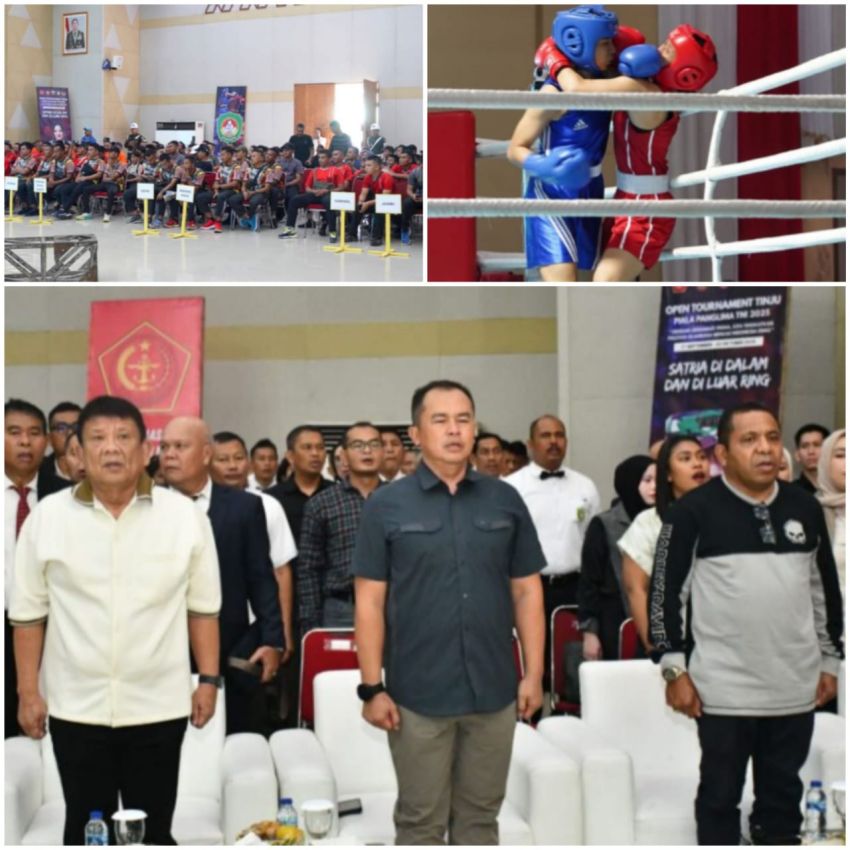 Kasdam I/BB Buka Kejuaraan Tinju Piala Pangdam, Simbol Kemitraan TNI dan Olahraga Nasional
