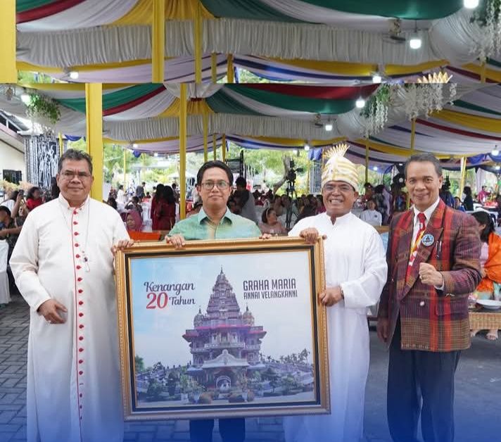 Gibson Panjaitan Apresiasi 20 Tahun Graha Bunda Maria Annai Velangkani