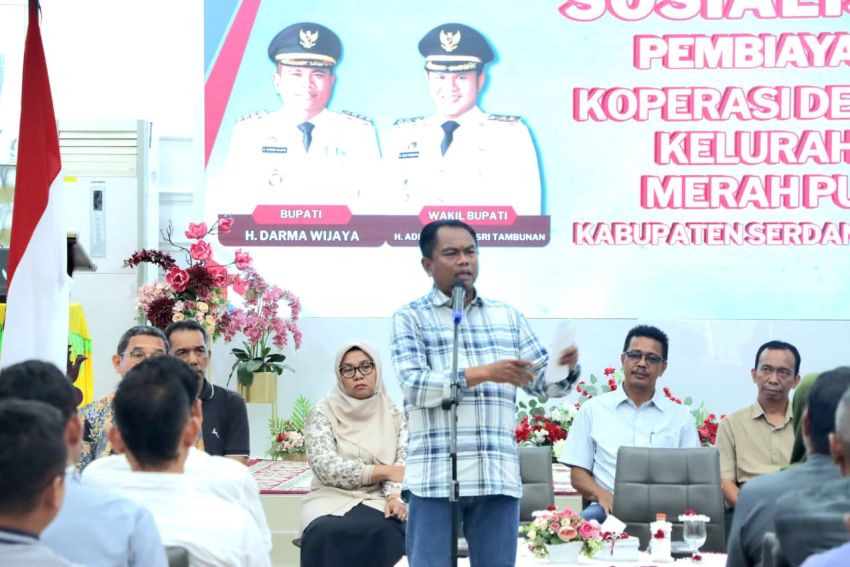 Bupati Sergai Dorong Digitalisasi Koperasi Desa dan Lurah Melalui Program Merah Putih
