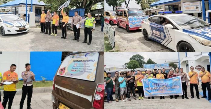 Polres Simalungun Bergema! Iptu Devi Siringoringo Pimpin Festival Keselamatan Lalu Lintas dengan Sentuhan Edukasi dan Budaya