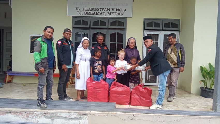 Grib Jaya Medan Tebar Kebahagiaan di Jumat Berkah, Santuni Lima Panti Asuhan dan Ojol