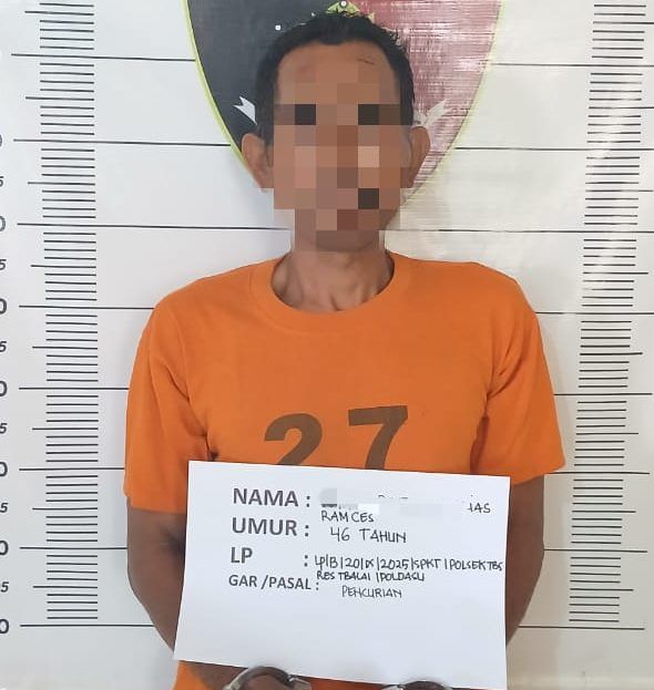 Polsek Tanjungbalai Selatan Ringkus Pencuri Rumah Warga