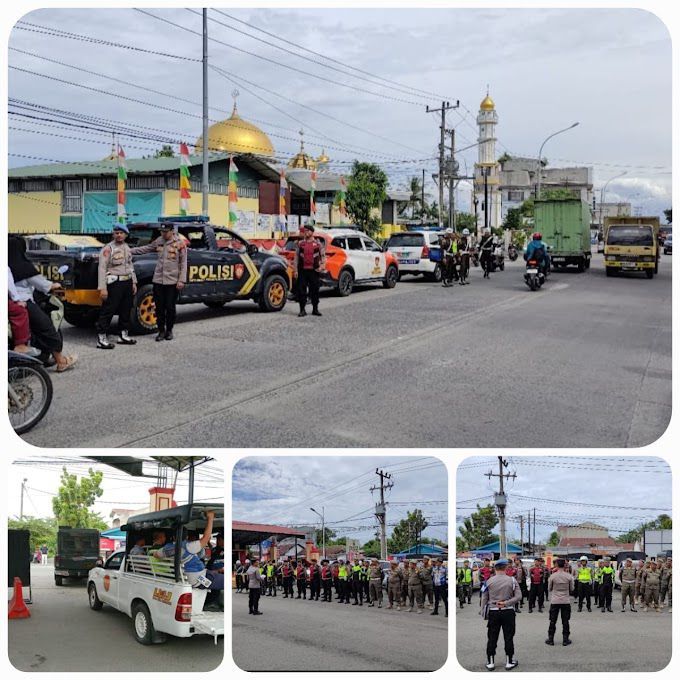 Pasca Unjukrasa, Polresta Deli Serdang Gelar Patroli Skala Besar