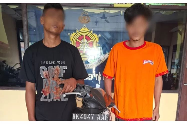 Polres Deli Serdang Bekuk Dua Pelaku Curanmor Honda Beat Milik Mahasiswi