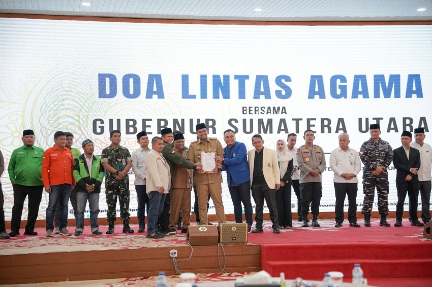Bobby Nasution: Doa Lintas Agama Sampaikan Aspirasi dengan Tertib, Jangan Anarkis dan Buat Gaduh
