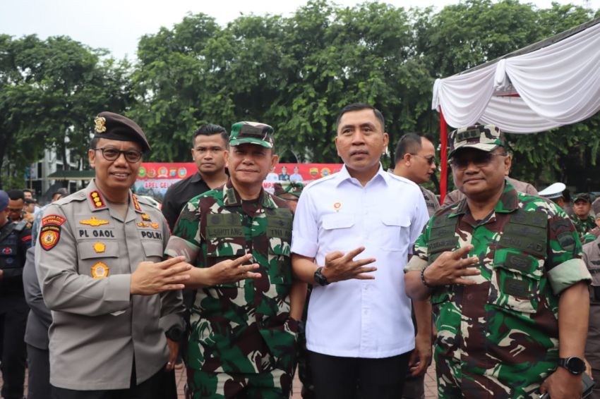 Semangat Kemanusiaan Songsong HUT TNI ke-80, Plt Kapolrestabes: TNI-Polri Solid