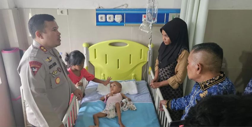 Kapolres dan Pemkab Labusel Tunjukkan Kepedulian terhadap Anak Stunting dan Gizi Buruk
