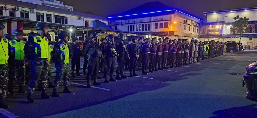 Ciptakan Rasa Aman, Polrestabes Medan Bersama TNI dan Pemko Gelar Patroli Gabungan Skala Besar
