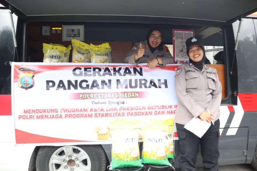 Polrestabes Medan Gelar Kegiatan Pangan Murah