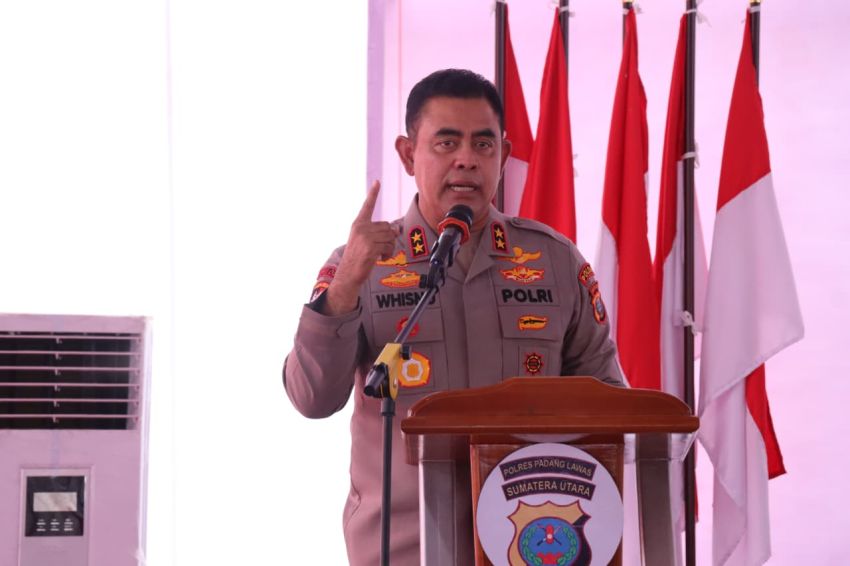 Kapolda Sumut Suntikkan Motivasi ke Jajaran Polres Padang Lawas, Bersatu, Berani dan Humanis