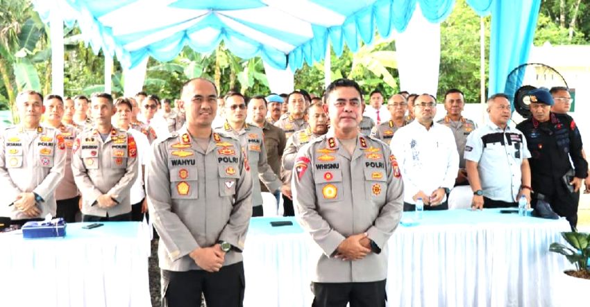 Kapolda Sumut Kunjungi Polres Tapteng, Irjen Whisnu Hermawan Februanto Tekankan Sinergitas dan Inovasi