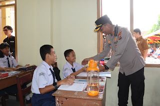 Polres Nias Resmikan Operasional Program Makan Bergizi Gratis