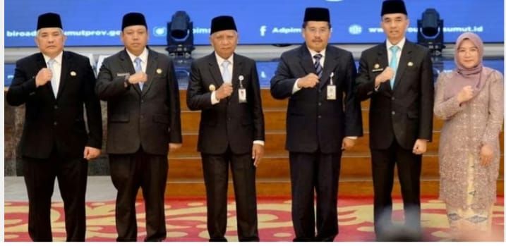 Wagub Sumut Lantik Pejabat Baru, Tekankan Jangan Kecewakan Masyarakat