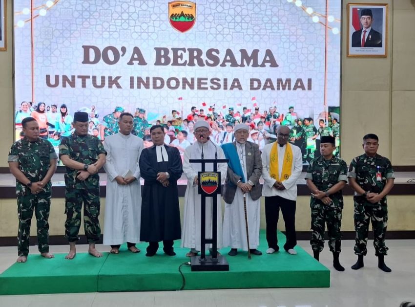Kodam I/BB Gelar Doa Bersama Untuk Indonesia Damai