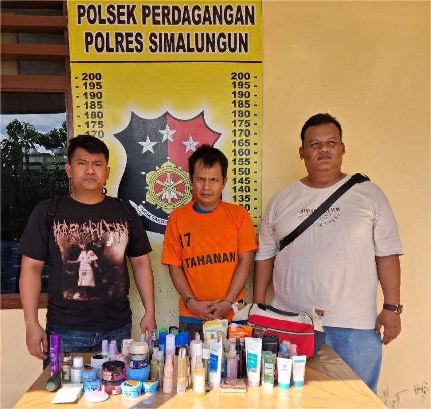 Polsek Perdagangan Ringkus Pelaku Pencurian Toko Kosmetik Senilai Rp 84 Juta, Satu Tersangka Masih Buron