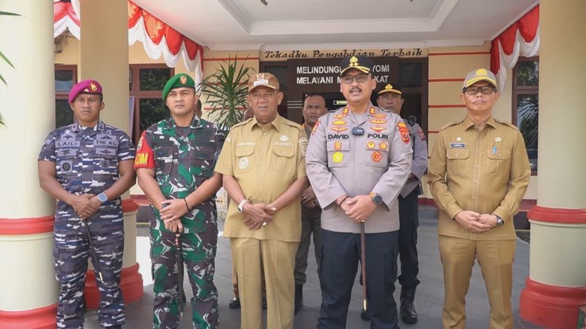 Pimpinan Forkopimda Bahas Antisipasi Unjuk Rasa di Polres Langkat