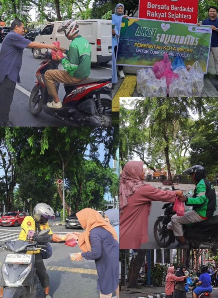Ojol Sambut Baik Aksi Solidaritas Pemko Medan