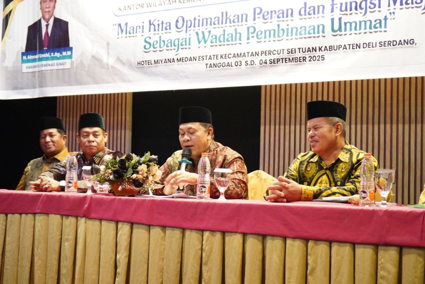 Tingkatkan Kompetensi SDM Masjid, Kakanwil Tekankan Inovasi dan Profesionalisme