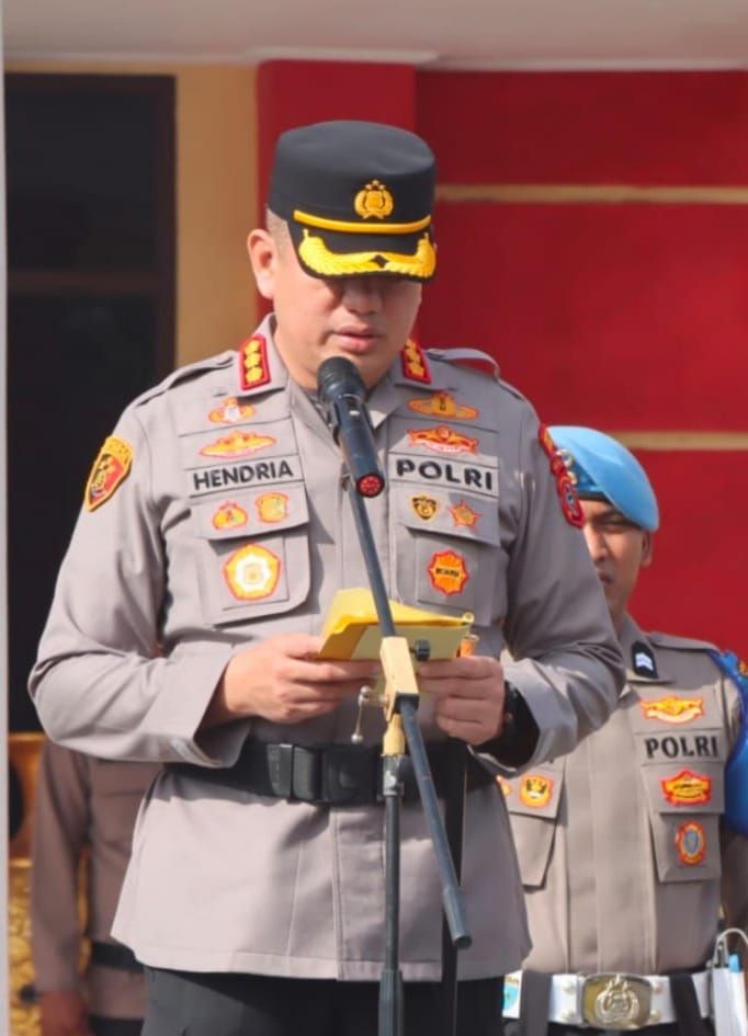 Kapolresta Deli Serdang Pimpin Sertijab Kabag Ops dan Kasat Lantas