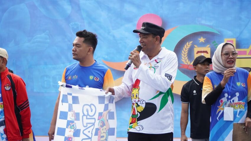 Zita Anjani dan Syah Afandin Lepas 3.350 Peserta Langkat Run Fest 2025