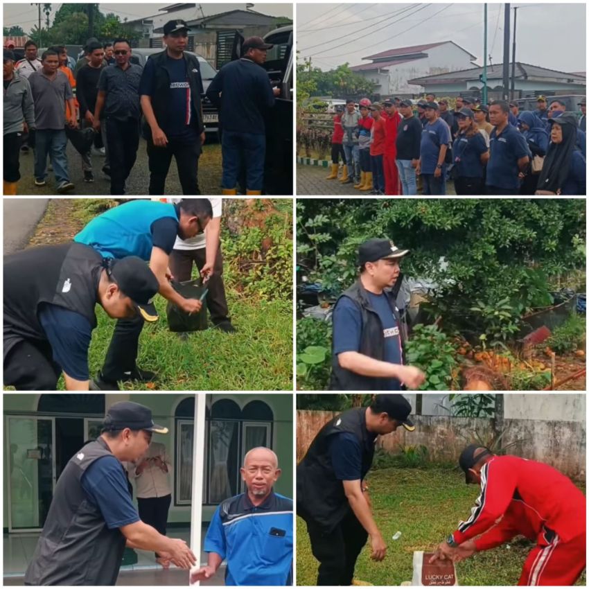 Kecamatan Medan Johor Gelar Jalan Sehat dan Aksi Bersih Lingkungan, Bersama  Plt Camat Gunawan Perangin-angin