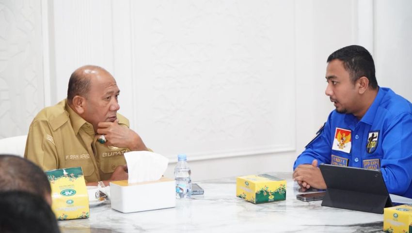 Syah Afandin Sambut Audiensi KNPI Langkat, Tekankan Musda Tanpa Dualisme