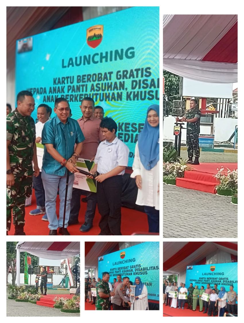 Pangdam I/BB Luncurkan Program Kesehatan Gratis, Sasar Anak Panti Asuhan hingga Awak Media