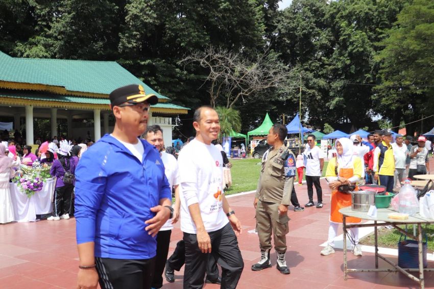 Kapolres Langkat AKBP David Triyo Prasojo Hadiri Peringatan Hari Ayam dan Telur Nasional 2025 di Stabat