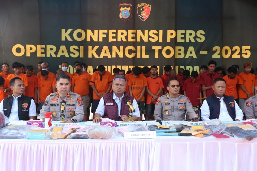 Operasi Kancil Toba 2025, Polda Sumut Tunjukkan Komitmen Berantas Curanmor dan Kejahatan Jalanan