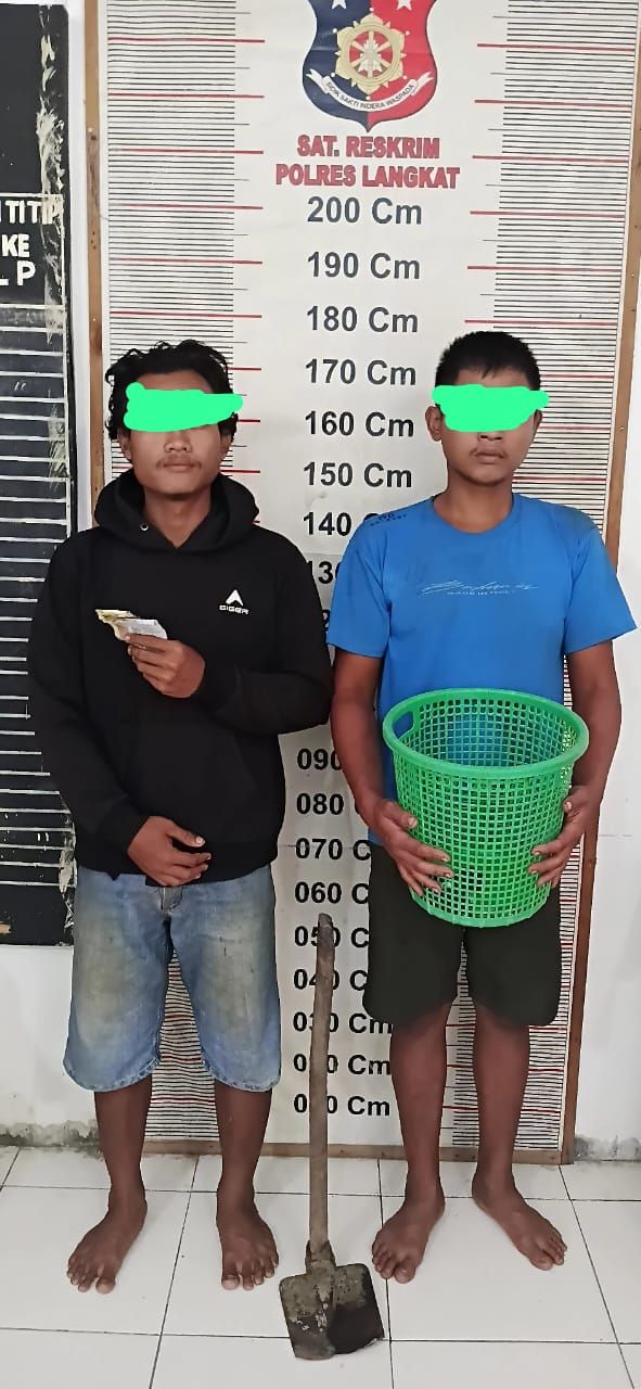 Berantas Aksi Premanisme, Polsek Besitang Tangkap 2 Pria Pelaku Pungli