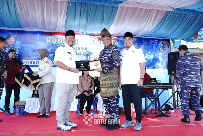 Perkuat Sinergi Maritim dengan Pemerintah Daerah, Komandan Kodaeral I Kunjungi Mako Lanal Tanjung Balai Asahan