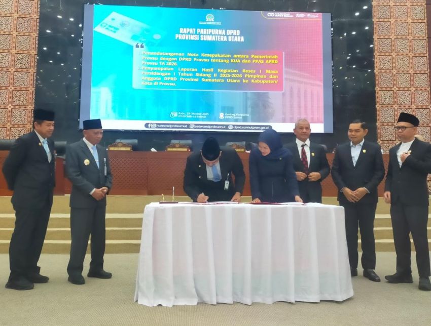 APBD Sumut 2025 Surplus Rp39 Miliar, DPRD dan Pemprov Sepakat KUA-PPAS 2026