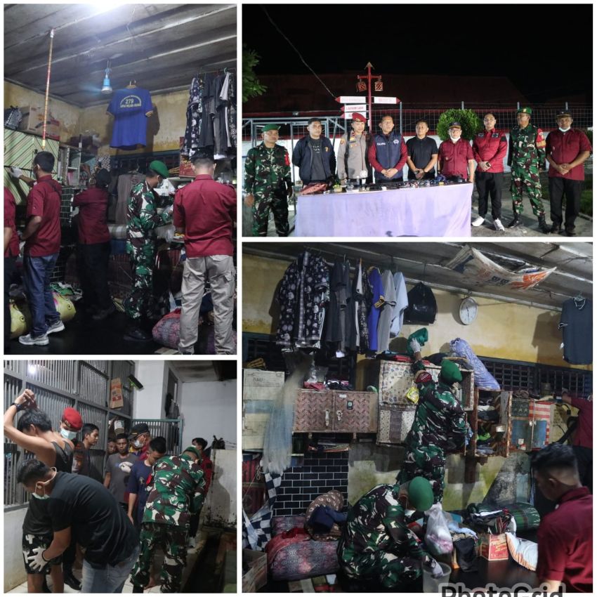 Lapas Muara Bungo Gelar Razia Gabungan Bersama APH