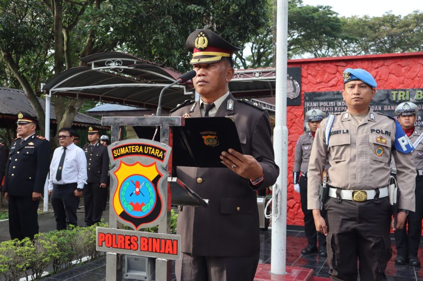 Polres Binjai Peringati Hari Sumpah Pemuda Ke-97 Tahun 2025
